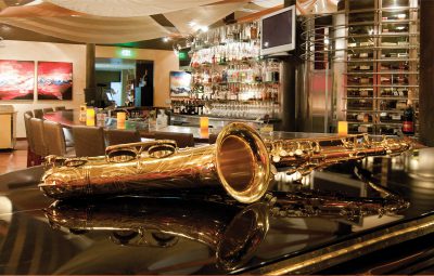 Bayside Restaurant saxophone